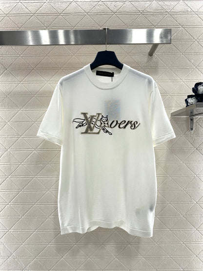 Louis  New Embroidered Fox Logo Short Sleeve