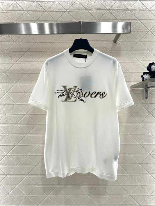 Louis  New Embroidered Fox Logo Short Sleeve