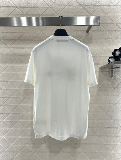 Louis  New Embroidered Fox Logo Short Sleeve