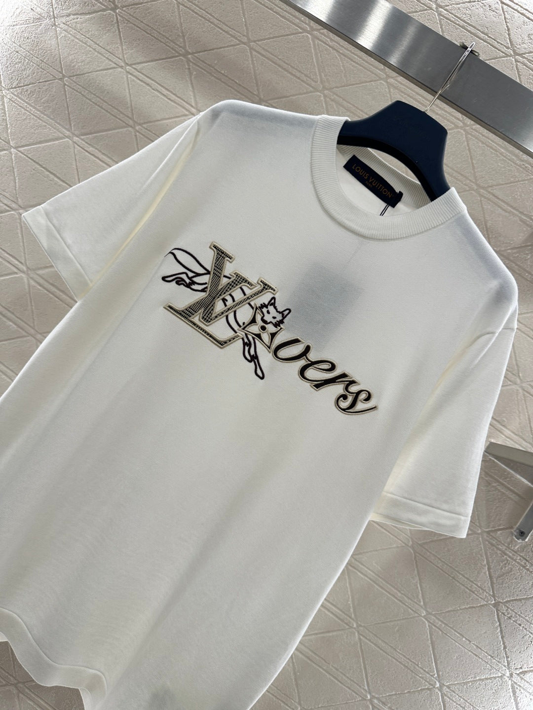 Louis  New Embroidered Fox Logo Short Sleeve