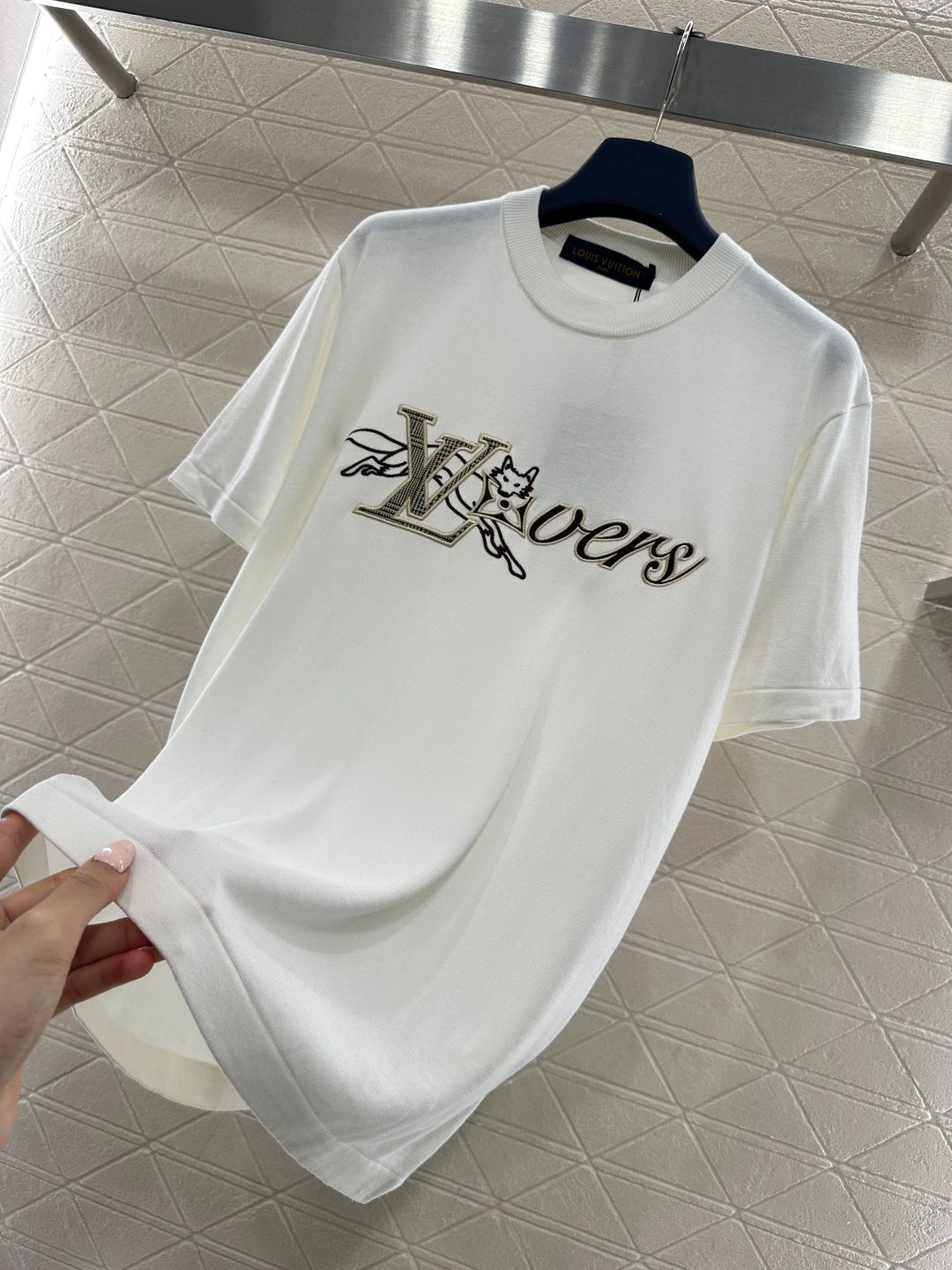 Louis  New Embroidered Fox Logo Short Sleeve