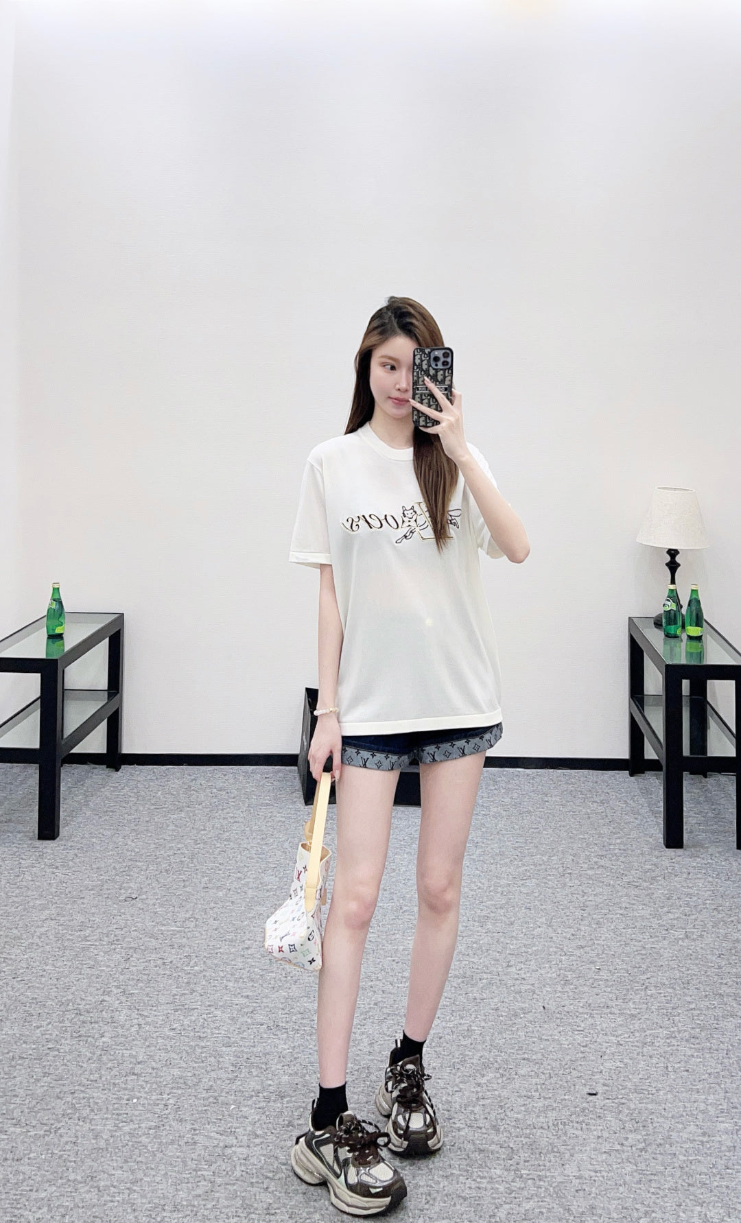 Louis  New Embroidered Fox Logo Short Sleeve