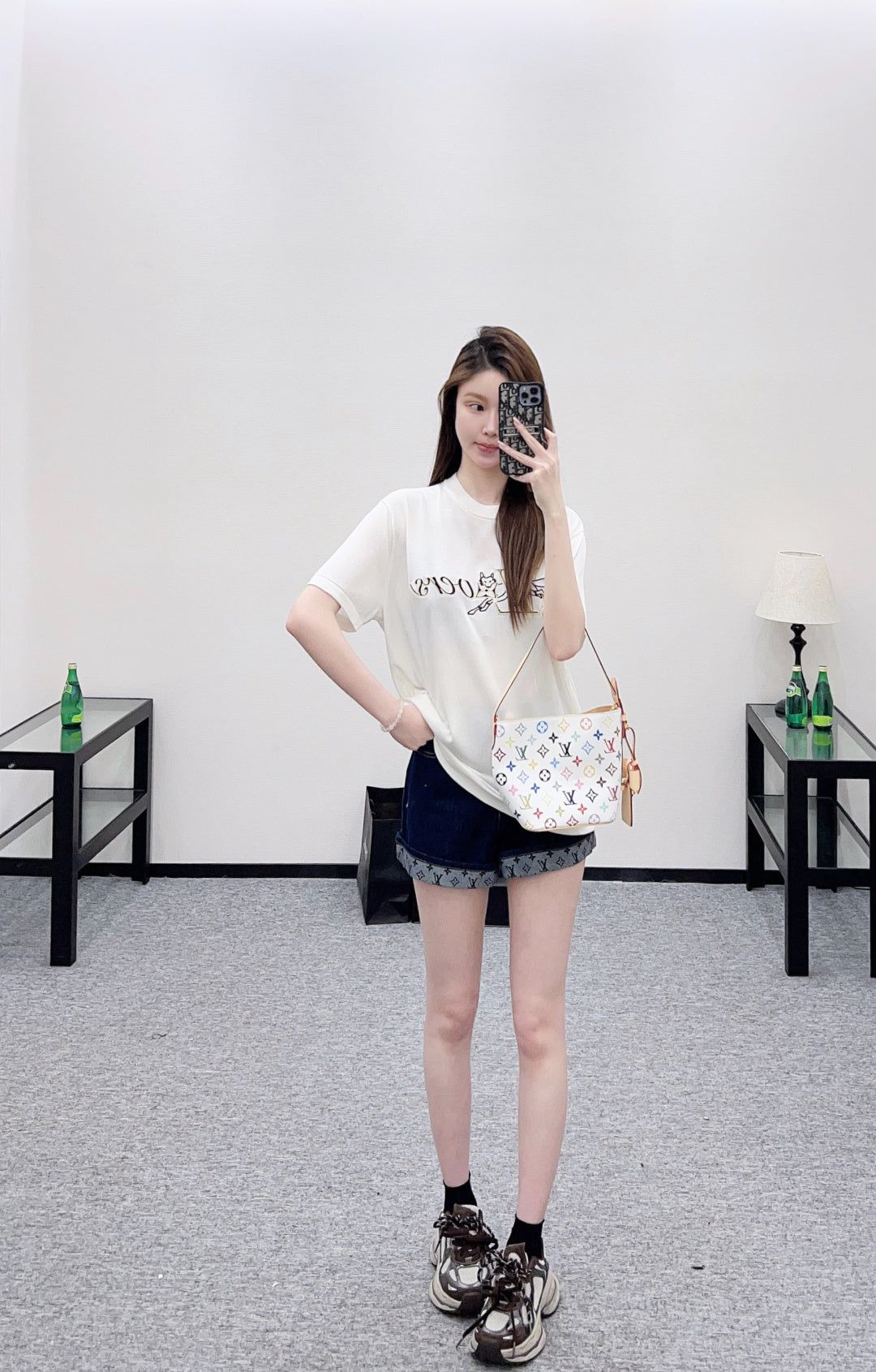 Louis  New Embroidered Fox Logo Short Sleeve