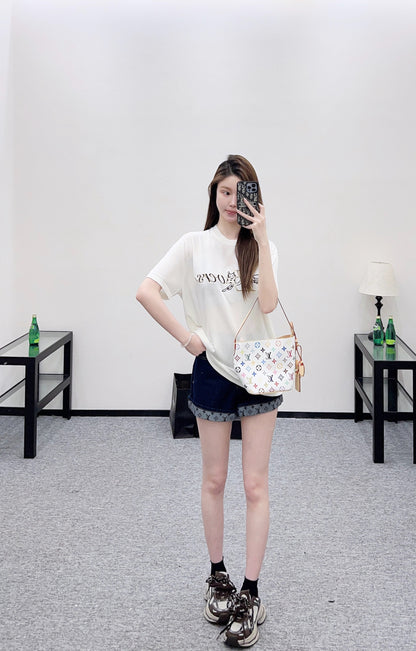 Louis  New Embroidered Fox Logo Short Sleeve