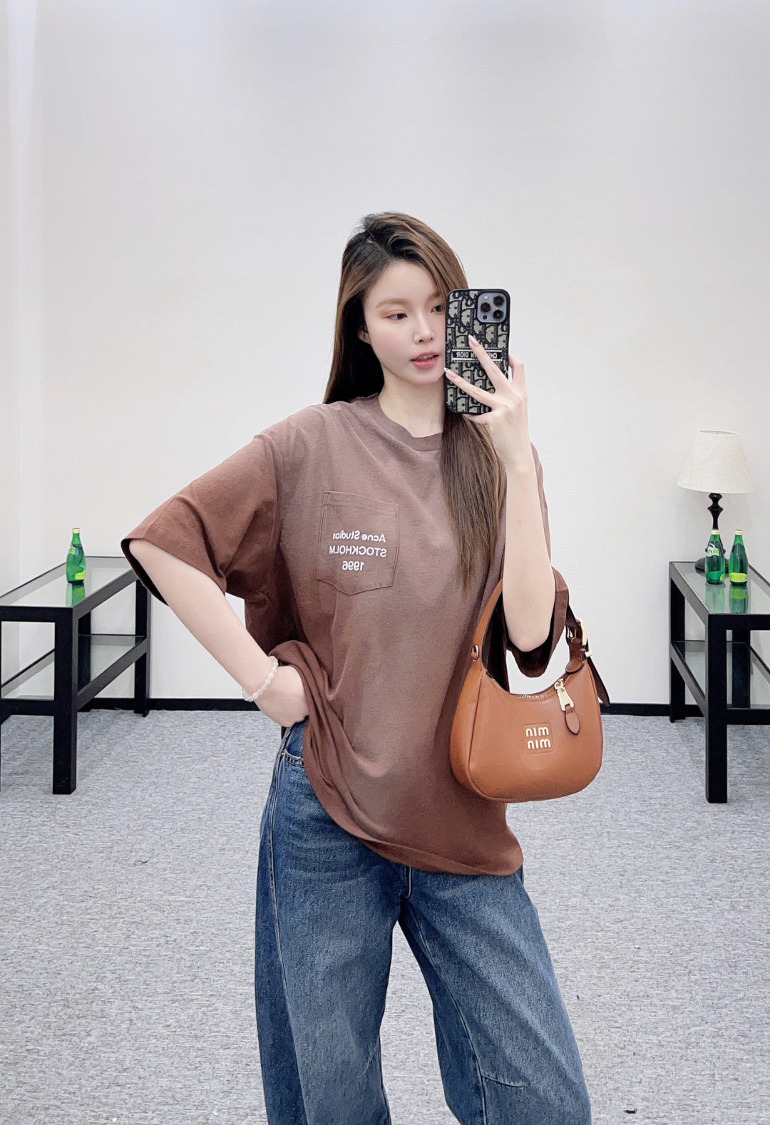 Acne New Vintage Letter T-Shirt