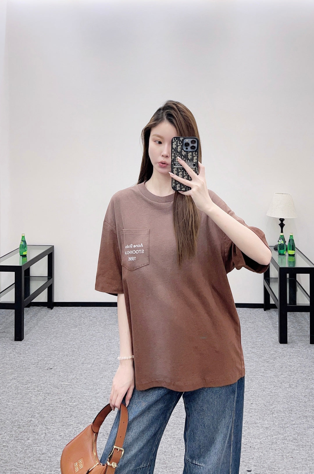 Acne New Vintage Letter T-Shirt