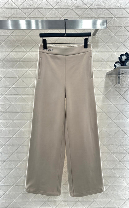 Chan New Embroidered Wide-Leg Pants