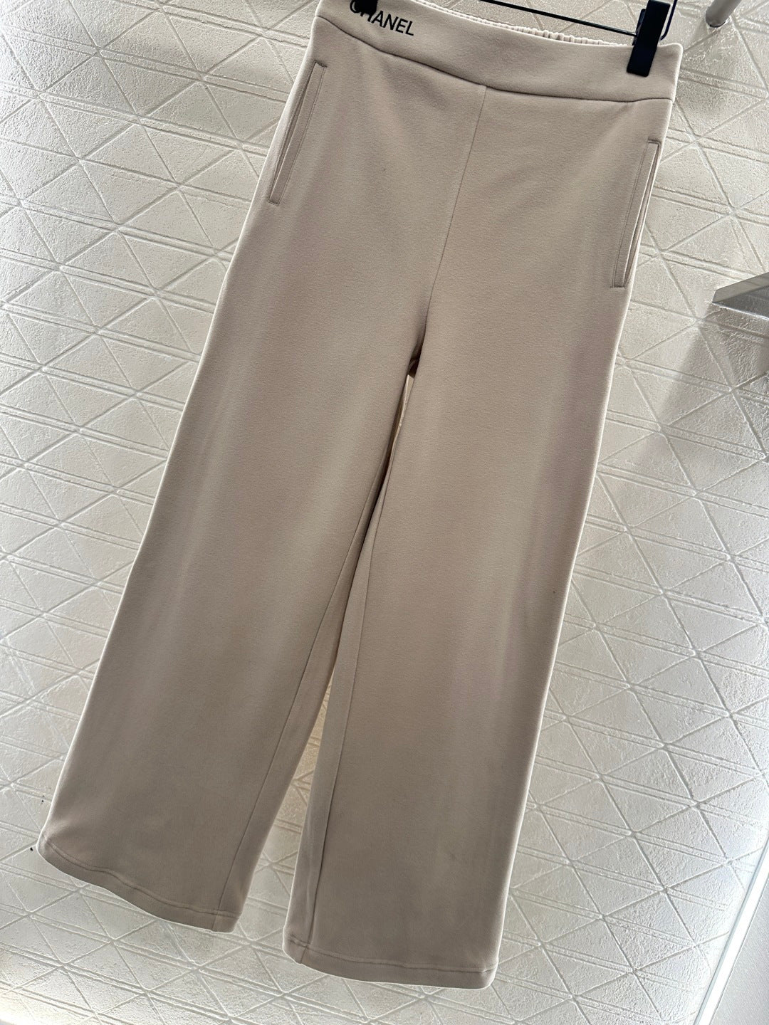 Chan New Embroidered Wide-Leg Pants