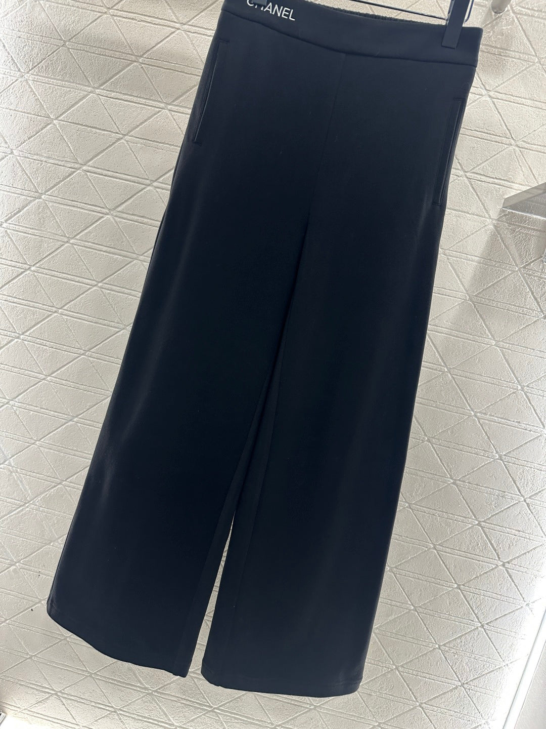 Chan New Embroidered Wide-Leg Pants