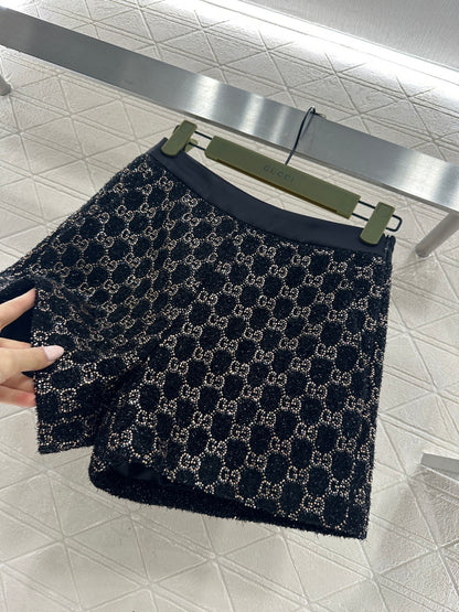 Guc  New Short-sleeve top and shorts set