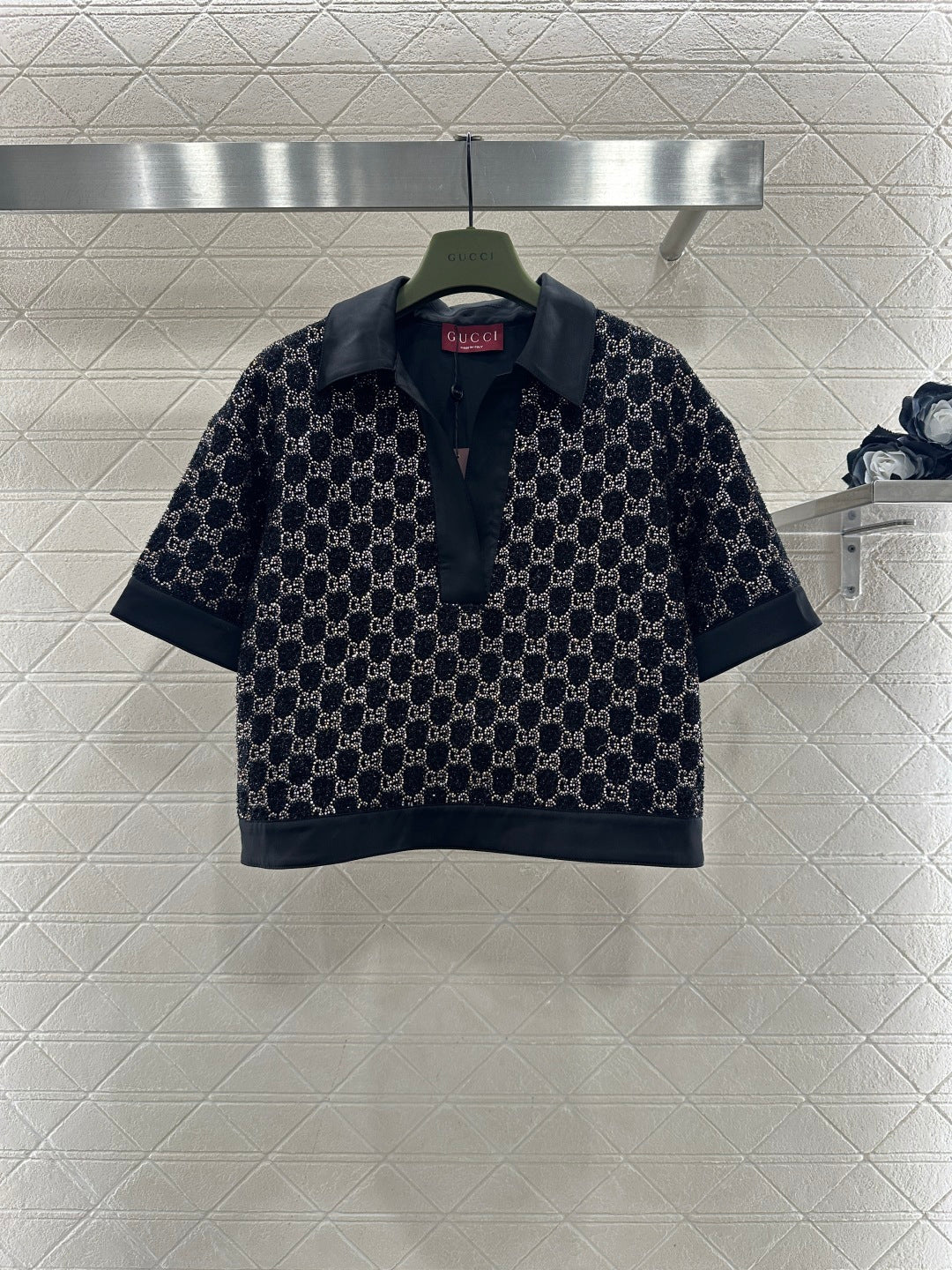 Guc  New Short-sleeve top and shorts set