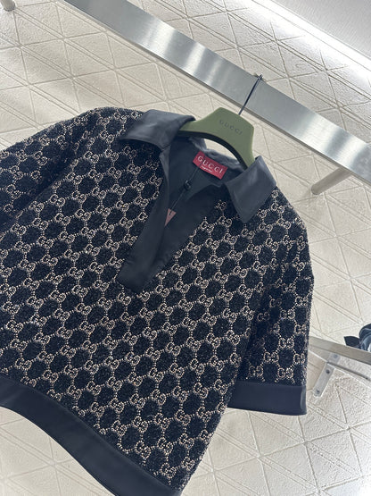 Guc  New Short-sleeve top and shorts set