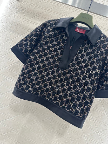 Guc  New Short-sleeve top and shorts set