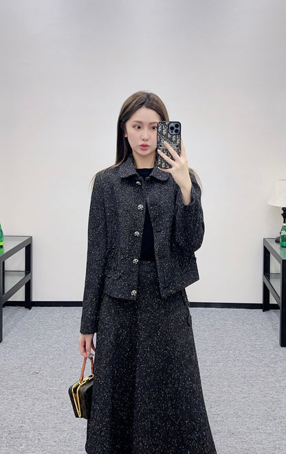 Chan  New Top and half-skirt set