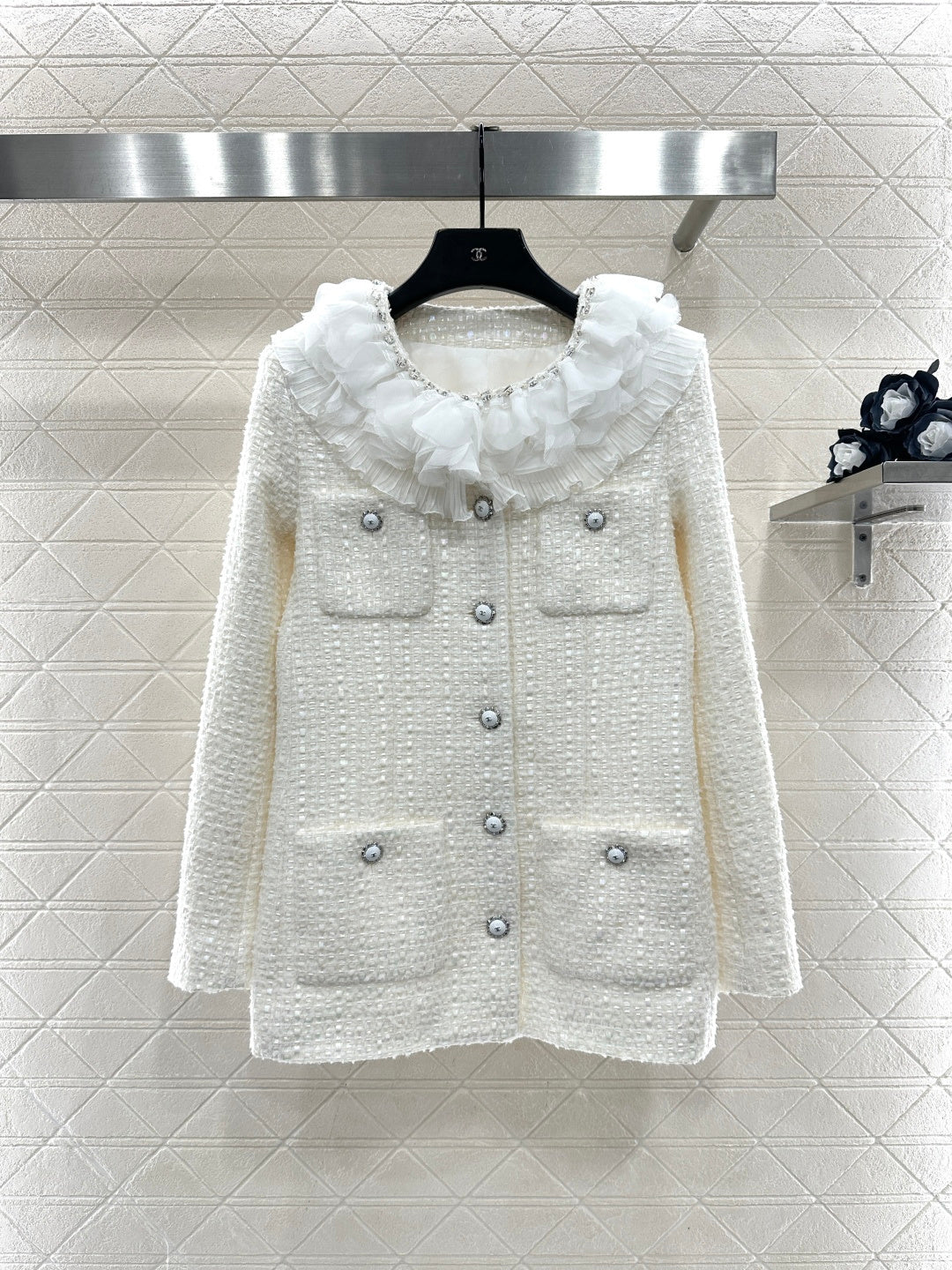 Chan  New Layered Lace Shorts Set