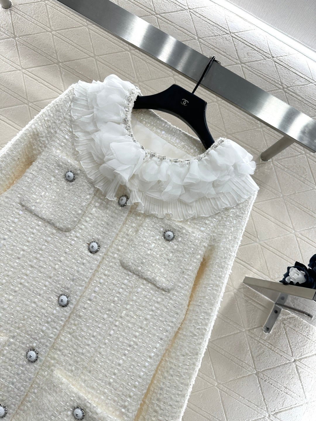 Chan  New Layered Lace Shorts Set