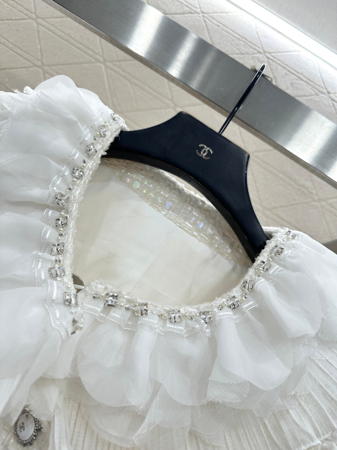 Chan  New Layered Lace Shorts Set